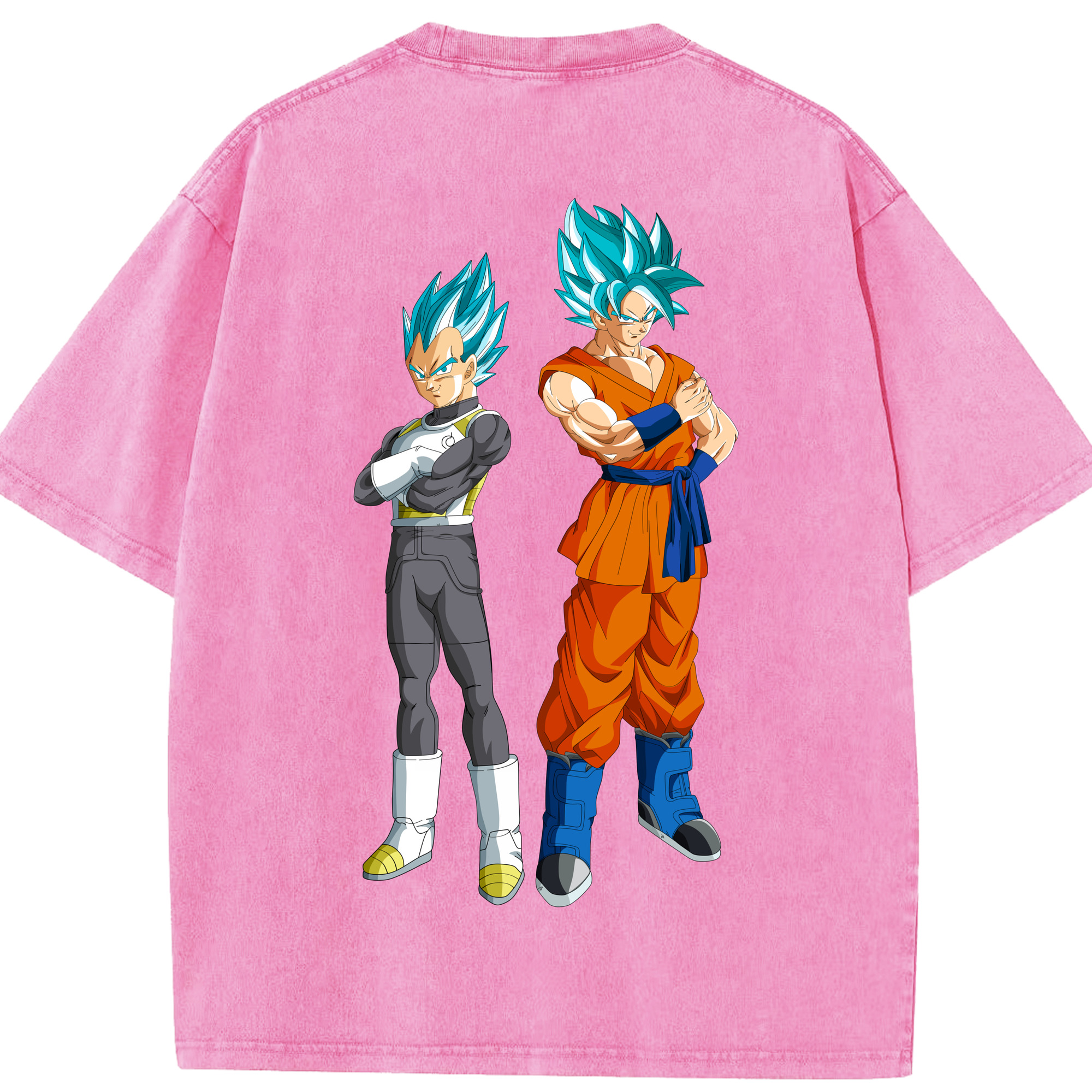 （画像用） ドラゴンボール DRAGON BALL 綿100% ヴィンテージ風 半袖Tシャツ（背面プリント）